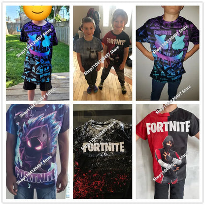 Children's Clothing Fortnite Cosplay Hoodie Sweatshirt Battle Ikonik Man Sleeve Costume Christmas Pullover Stress Shirt Clothes