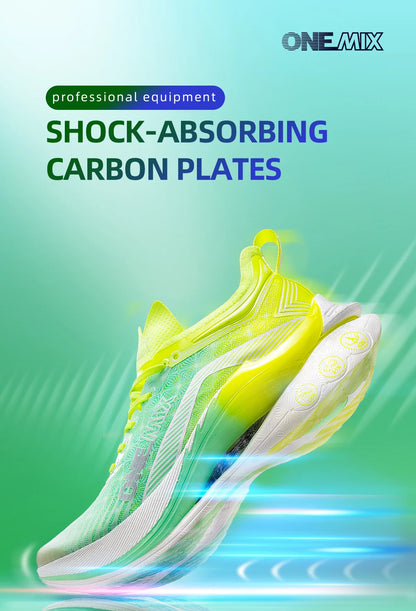 ONEMIX Carbon Plate Marathon Running Racing Shoes Professional Stable Support Shock-relief Ultra-light Rebound Sneakers