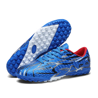 New Men's Football Boots TF Sport Training Soccer Shoes Soft Ultralight Breathable Professional Sneakers Unisex Grass Cleats Match