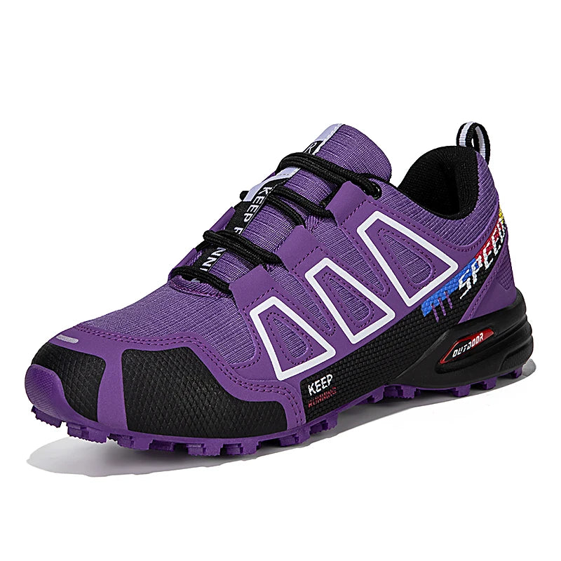 Men's Hiking Shoes Outdoor Sports Shoes Lace-up Hiking Shoes Women's Hiking Sports Shoes Non-slip Hunting Tactical Sports Shoes