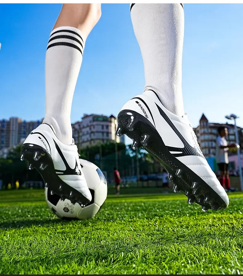 New Arrival Main Push  Soccer Cleats Long Broken Studs Outdoor Sports Football Shoes