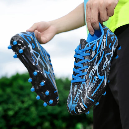 New Men Soccer Shoes Sport Training Football Boots Soft Ultralight Breathable Professional Sneakers Unisex Grass Cleats Match