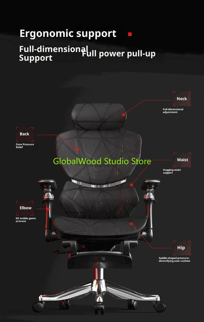 Ergonomic Chair for Desk Office Comfortable Armchair Furniture Chair Design Office Chair on Wheels