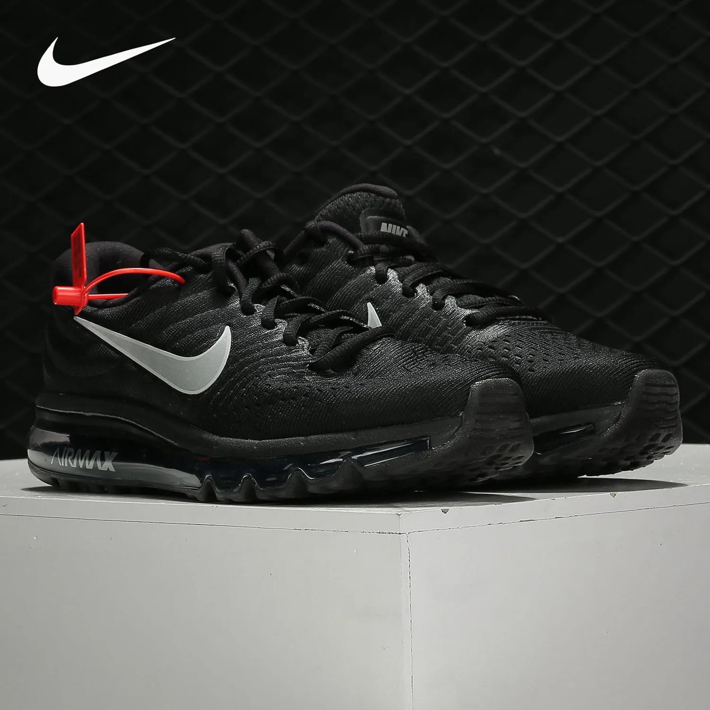 Nike Genuine AIR MAX 17 Men's and Women's Full Sole Air Cushion Shock Absorption Running Shoes 849560