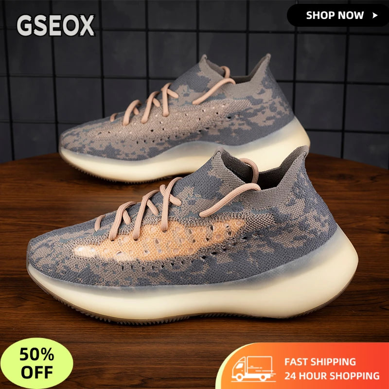Air Cushion Running Shoes Speciality Marathon Men Sports Breathable Lightweight Women's Comfortable Nonskid Leisure Sneakers
