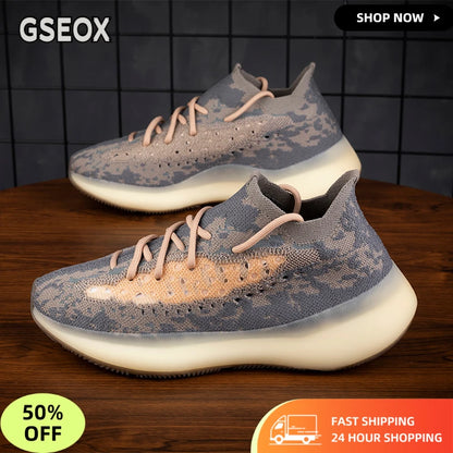 Air Cushion Running Shoes Speciality Marathon Men Sports Breathable Lightweight Women's Comfortable Nonskid Leisure Sneakers