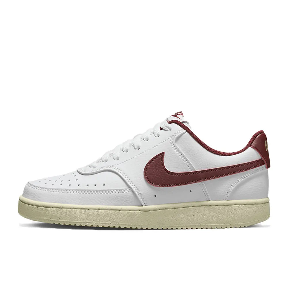 Nike Court Vision Alta Women's Low-Top Basketball Shoes Soft & Comfortable, Durable White/Black DZ5394-107