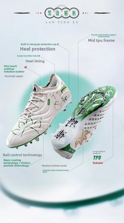 Kelme fotbollsskor för herrar, vuxna, MG med korta dobbar, träningsskor för konstgräs, halkfria inomhusfotbollsskor