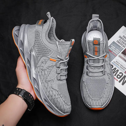 Men's Comfortable Running Shoes Breathable Sporty Casual Versatile Heightening Dad Shoes Autumn New Arrival Low Cut Sneakers