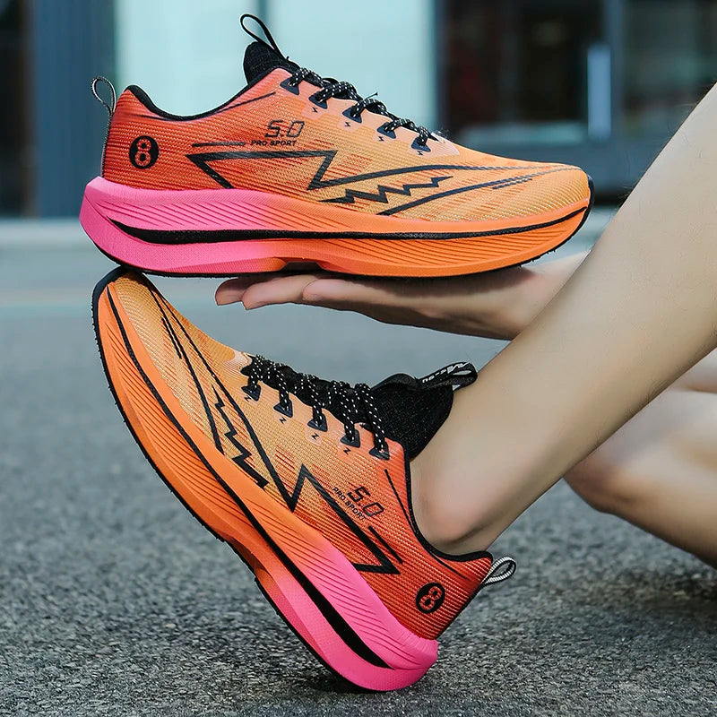 Men Sports Running Shoes Casual Marathon Lightweight Women's Comfortable Athletic Nonskid Walking Sneakers Outdoors Couple Shoes