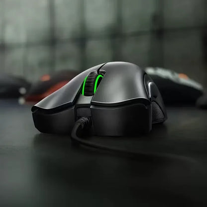 Rato Gaming Razer Original com Fio, Sensor Óptico 6400 DPI, Rato Gaming para Portátil, Rato Óptico de Alta Velocidade