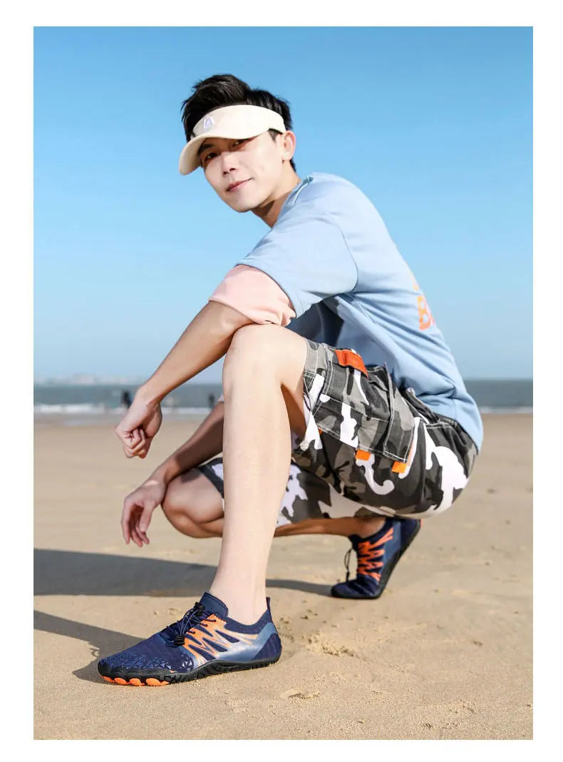 EOCENE Men Women Barefoot Outdoor Sports Aqua Shoes Quick-dry Beach Swimming Fitness Wading Hiking Cycling Water Sneakers shoes