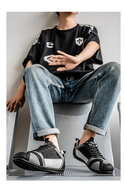 Buty męskie letnie, nowe, z siateczki, oddychające, młodzieżowe, rekreacyjne, do biegania, do chodzenia, lekkie trampki, Zapatillas