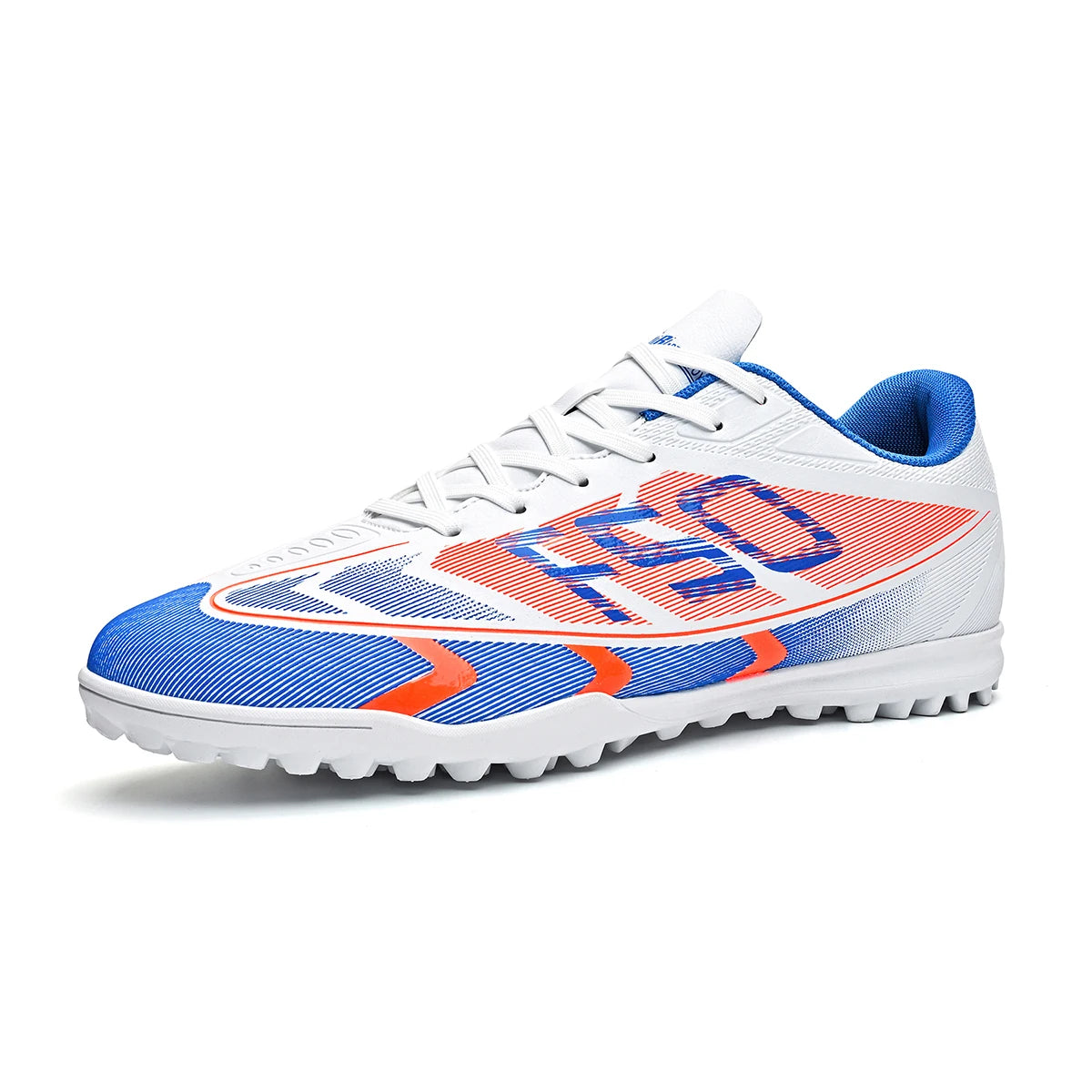Adult TF football shoes are breathable, mesh, durable, flexible, casual, outdoor, stable, and professional football shoes