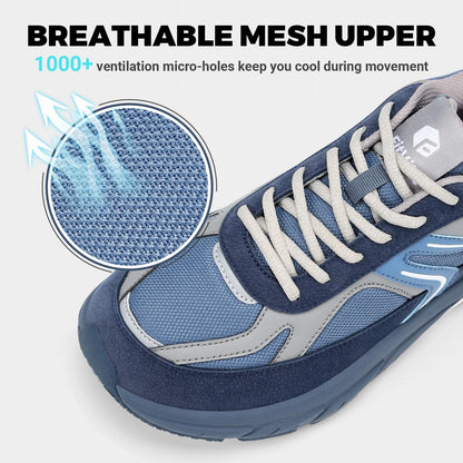 Fittington Wide Shoes For Man Walking Shoes Casual Sneakers Orthopedic Shoes Arch Support for Plantar Fasciitis Neuropathy