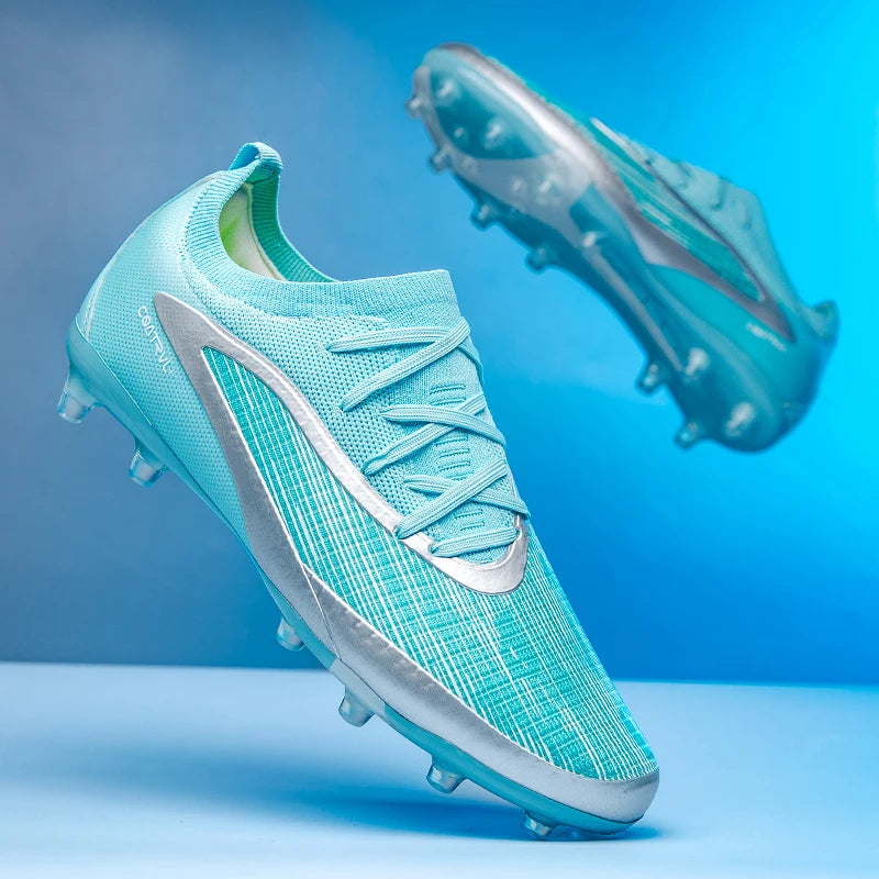 New Men Football Boots Sport Adult Long Spikes Soccer Shoes Training Outdoor Cleats Breathable Non Slip Boys Match Comfortable