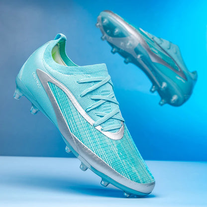New Men Football Boots Sport Adult Long Spikes Soccer Shoes Training Outdoor Cleats Breathable Non Slip Boys Match Comfortable