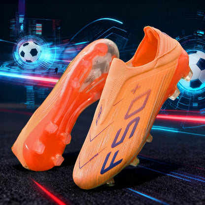 New Men Soccer Shoes High-quality Cleats Football Boots Sneakers Hot-selling Indoor Futsal Non-Slip Match Grass High-top Outdoor