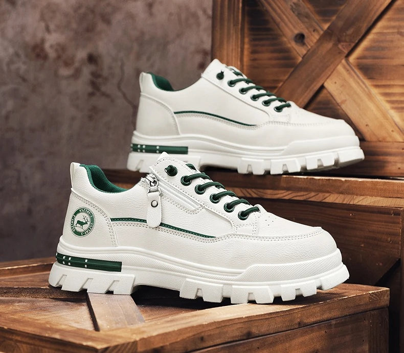 Men's Casual Sports Outdoor Hiking Trendy Fashion Comfortable Thick-Soled Street Board Shoes
