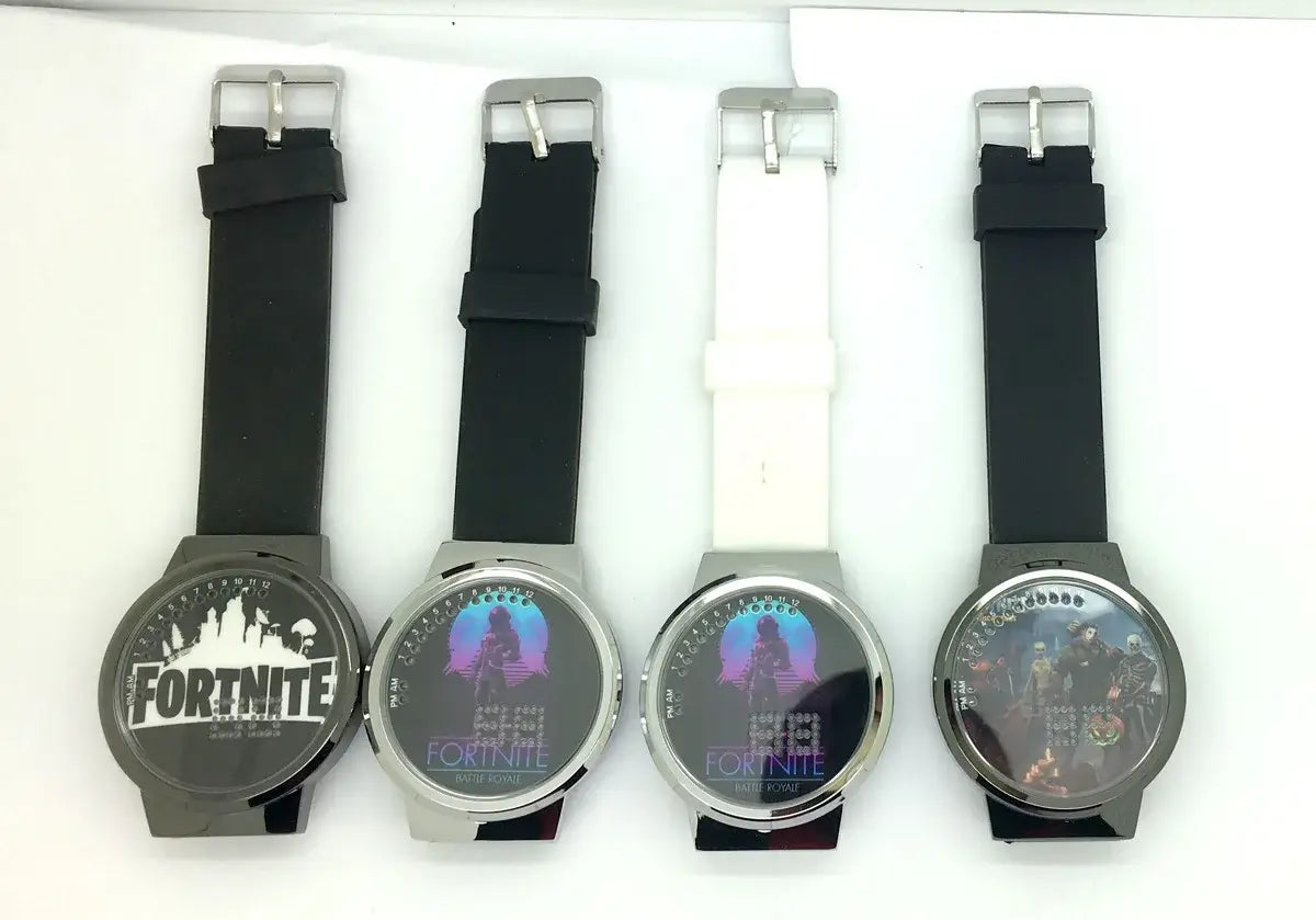 Orologio Fortnite Cute Fashion Cartoon personalizzato Kawaii Touch con luce notturna LED, orologio elettronico per studenti, regalo per amici
