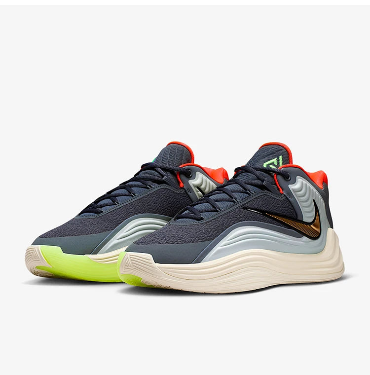 Nike Originals Spring Mens Mid-Cut Durable Sports Basketball Shoes HF3451-008
