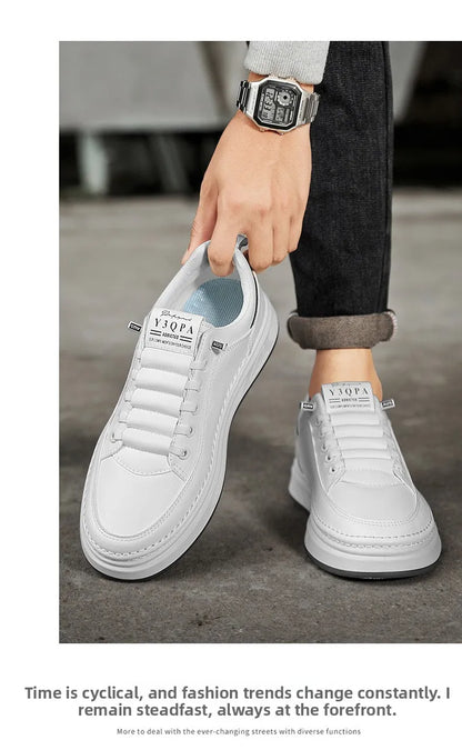 Modieuze casual zomerrijschoenen voor heren, sportieve instaploafers, veelzijdig, comfortabel, ademend, slijtvast leer -..