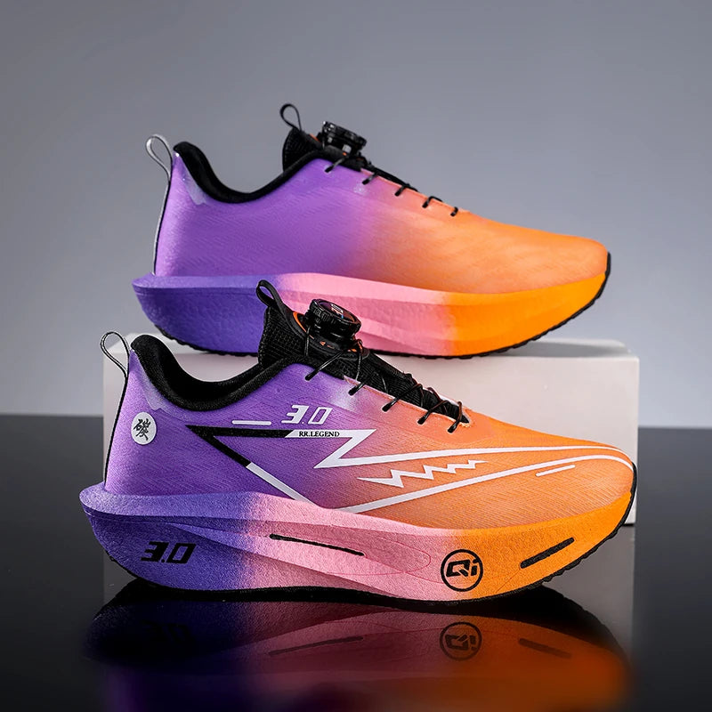 Ténis de corrida 2026 com placa de carbono para maratona, desportivos para homem, respiráveis, leves, confortáveis para mulher, atléticos, antiderrapantes e casuais, novidade