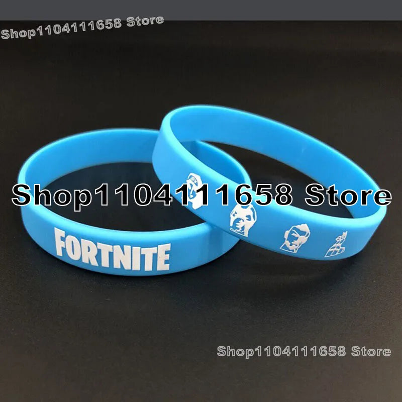 Luminous Silicone Bracelet Fortnited Theme Party Decoration Birthday Bracelet Rubber Trend Toys for AdultsTeen Birthday Toy Gift