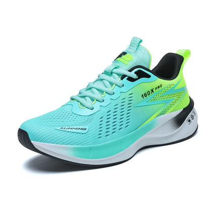 Brand Men's Carbon Plate Running Shoes Soft Cushion Shock Absorbing Sports Shoes Unisex Sneakers Light Anti-Slip Training Shoes