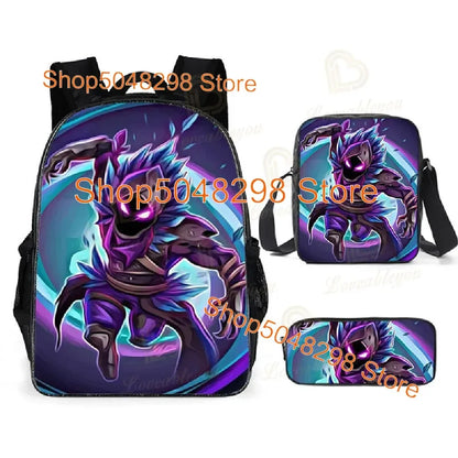 Estojo Grande em Lona Kawaii para Lápis e Canetas, para Rapazes e Raparigas, Estampa Fortnite, Material Escolar, Papelaria, Presente de Aniversário para Adolescentes