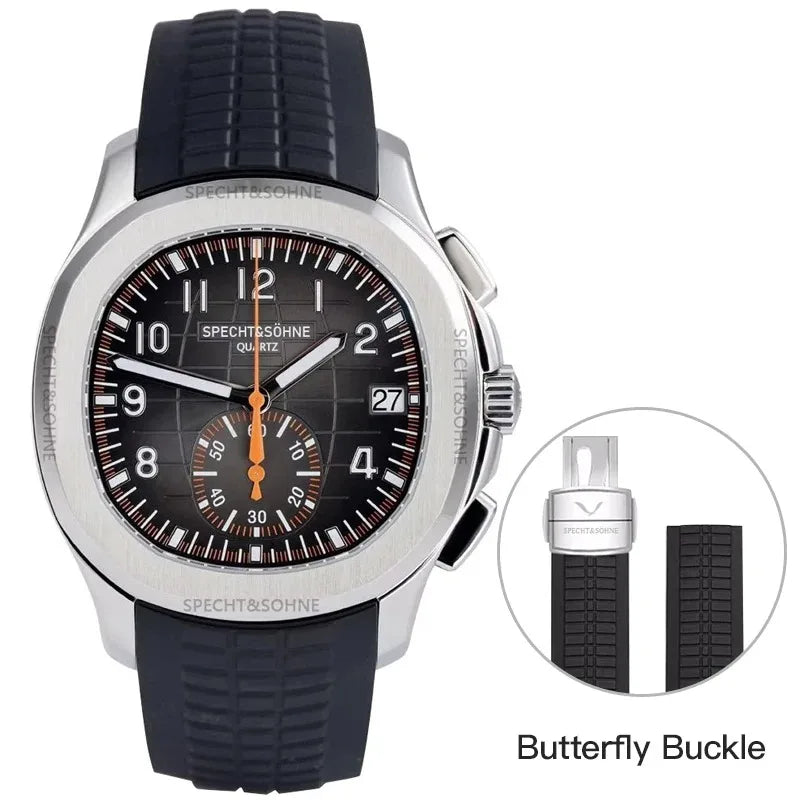 2026 High Quality Men's Watches Luxury Brand Japan VD53 Chronograph Sports Classic 5167 Quartz Watch Stainless Steel Waterproof