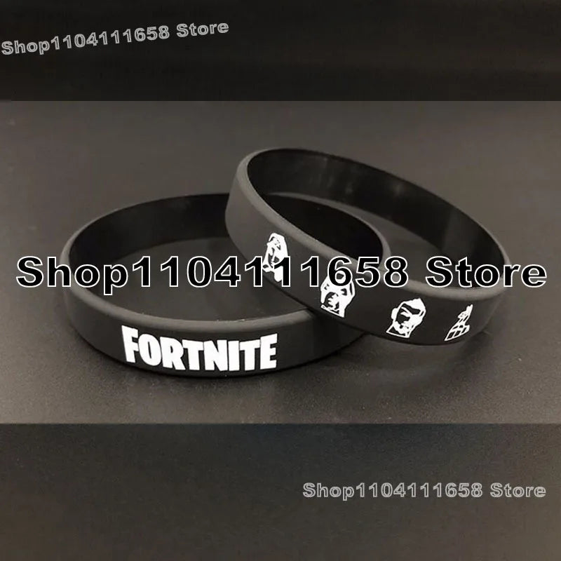 Luminous Silicone Bracelet Fortnited Theme Party Decoration Birthday Bracelet Rubber Trend Toys for AdultsTeen Birthday Toy Gift