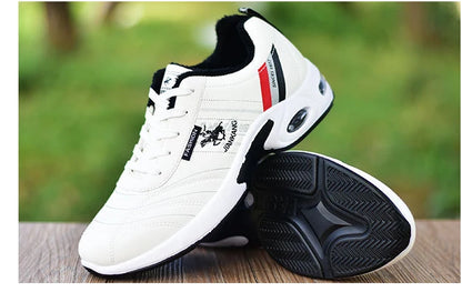 Baskets en cuir pour homme Chaussures décontractées et polyvalentes Chaussures de course d'extérieur antidérapantes Chaussures de skate tendance pour homme Zapatos Homme