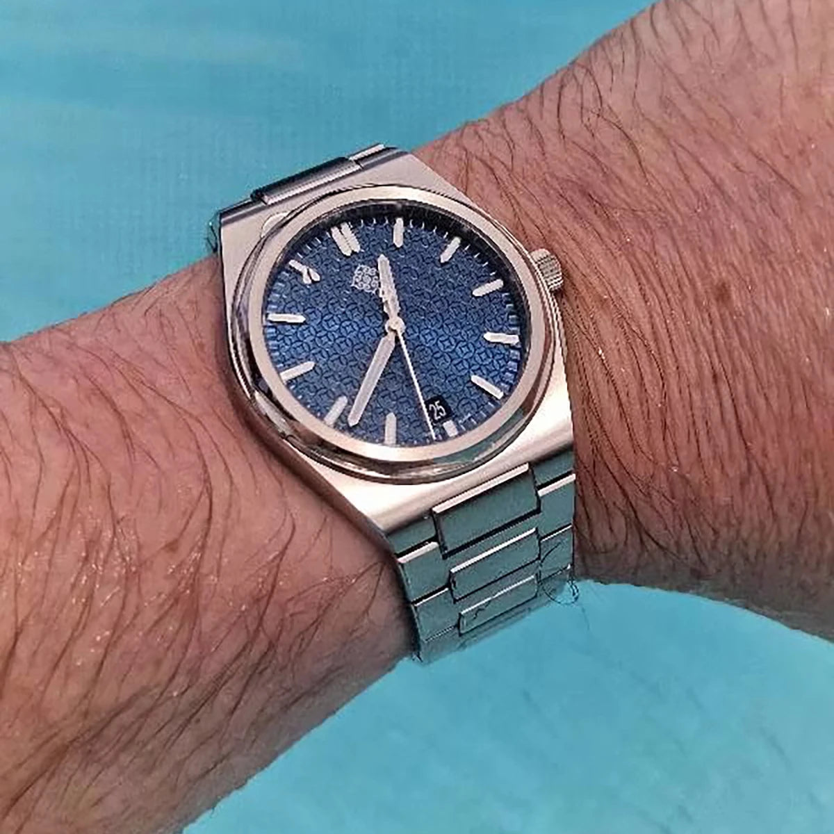 IX&DAO 2026 New Warrior 37mm Men's Automatic Mechanical Watch Blue Miyota 9015 Sapphire Stainless Steel Waterproof 10Bar