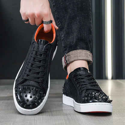 Hot-Selling Skateboard Shoes for Men Leisure Walk Sneakers Versatile Men Vulcanized Shoes Outdoor Tenis Masculino Punk Trainers