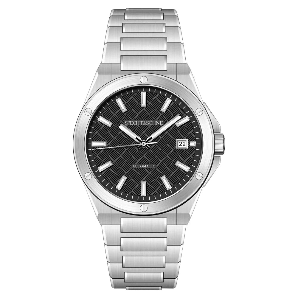 Relógio Masculino Specht&Sohne 2025 Novo 38MM Automático, Movimento Japonês Miyota 8215, Aço, Vidro de Safira, Reloj Homb Impermeável