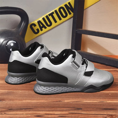 Weightlifting shoes, professional men and women powerlifting squat training shoes, hard sole gym shoes with stable heel, non-slip design