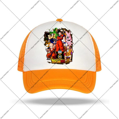 Dragon Ball-baseballkeps för kvinnor och män, solhattar, kepsar med tryck av seriefigurer och anime, bekväma unisex-bomullskepsar för vuxna, perfekta som sommargåvor och festpresenter