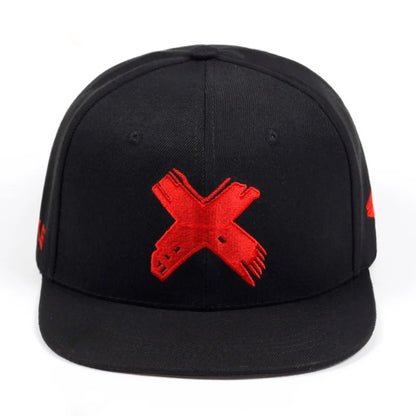 Unisex Simple Letter X Embroidery Hip-hop Hats Spring Autumn Outdoor Adjustable Casual Baseball Caps Sunscreen Hat