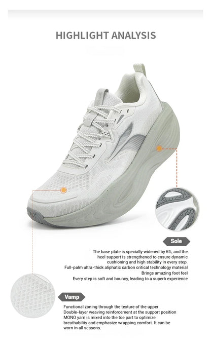 361 Degrees PopBlaze 5 Men Running Shoes New Cushioning Thick-soled Breathable Non-slip Outdoor Jogging Male Sneakers 672532212