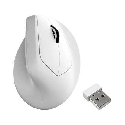 Rato Ergonómico Sem Fios Keychron M5 Ótico com Taxa de Polling 8K, 2.4GHz e Bluetooth, USB Type-C, Sensor 3950