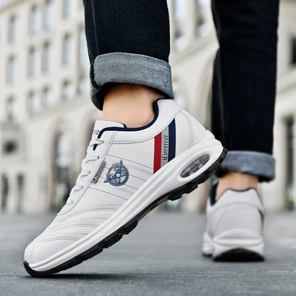 Mens Sports Shoes Big Size Breathable Comfortable Wear-resistant Snekaers Soft Sole Casual Flat Running Shoes for Man