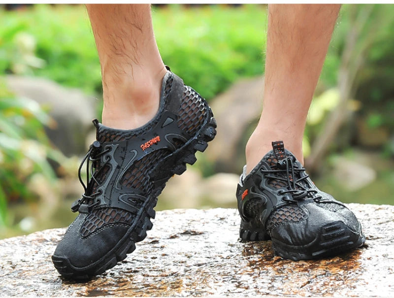 Breathable Outdoor Hiking Shoes Sports Wading Shoes Fishing Men's Shoes Summer Casual Sandals Comfortable And Breathable