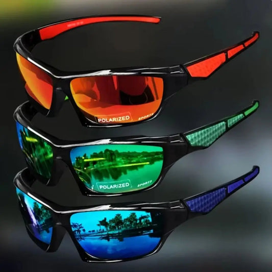 Fashion Sports Sunglasses Polarized UV Protection Personalized Glasses Round Frame Cool Men's And Women's UV400 Fishing Eyewear
