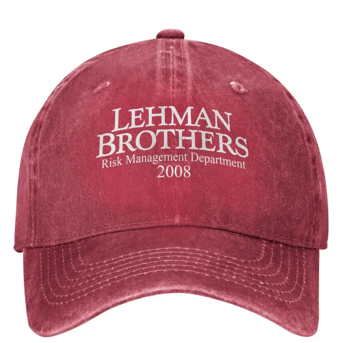 Lehman Brothers Risk Management 2008 Baseball Cap Bank Bankruptcy Trucker Hat Tennis Skate Snapback Cap Women Baseball Caps