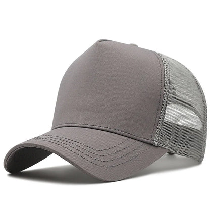 Casquette de camionneur en coton pour adulte, casquettes de soleil en maille pour femme, grandes casquettes pour homme, casquettes de baseball grande taille, 55-60 cm, 60-65 cm