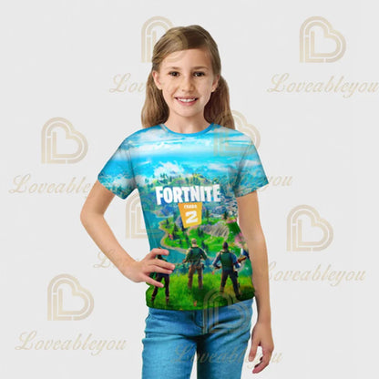 Sweatshirt com capuz Fortnite com impressão 3D, tamanho grande, sweatshirt com capuz, T-shirt para criança, hoodie streetwear da moda, casaco casual