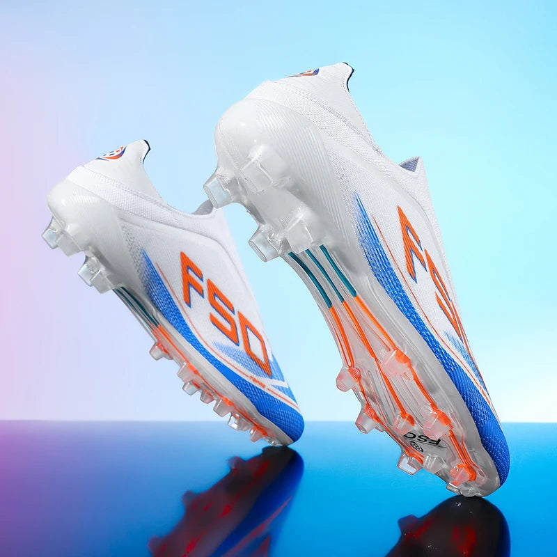 Men Soccer Cleats Professional Football Boots Society Turf Breathable Mesh Youth Soccer Shoes Anti Skid Male Sneakers Chuteira