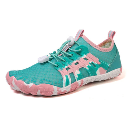 Men Women Water shoes Upstream Wading Swimming Barefoot Five Fingers Aqua Shoes Colorful Beach Seaside Light Unisex Sneakers New