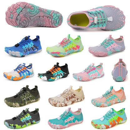 New 12 Colors Water Shoes Kids Summer Beach Five Fingers Barefoot Swimming Aqua Shoes Quick Dry Seaside River Children Sneakers